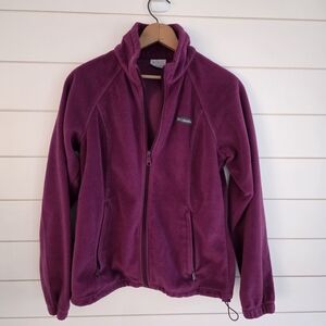 Columbia Women’s Benton Springs Full Zip Fleece Jacket - Purple - Medium